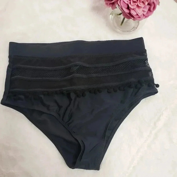 SALE Two Piece High Waist Black Bikini - Picture 2 of 8